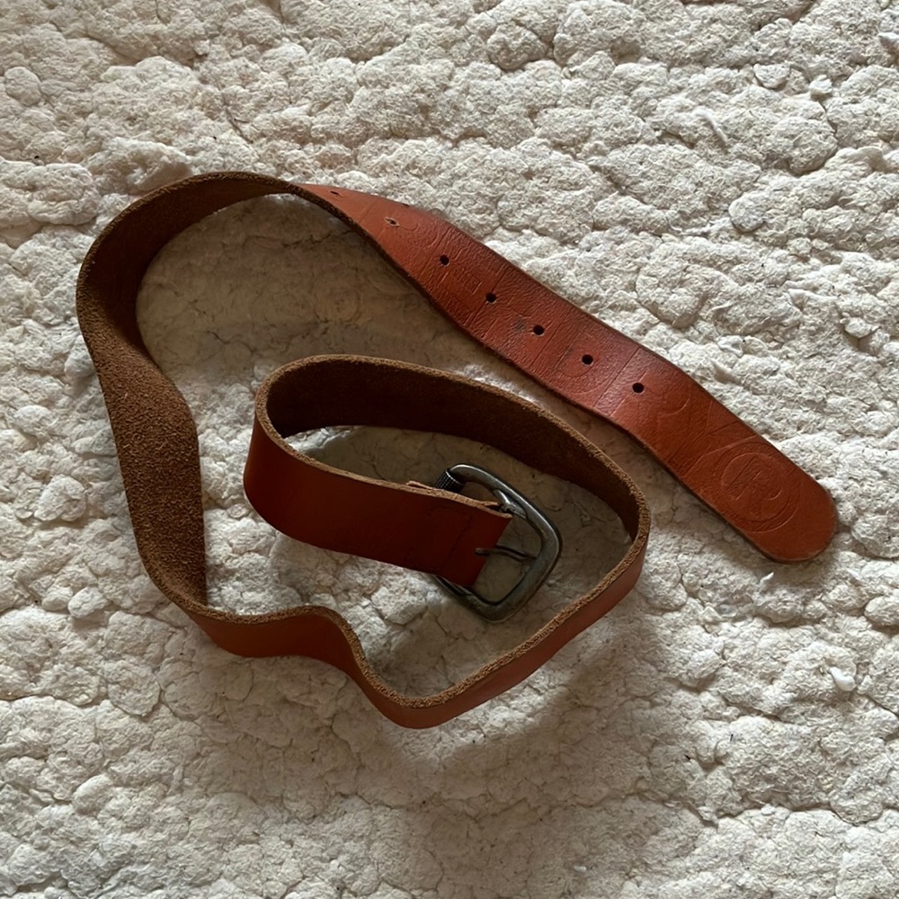 SuperDry 100% leather belt size M (42 inches)